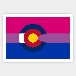 Colorado LGBTQIA2+ Bi Flag Sticker